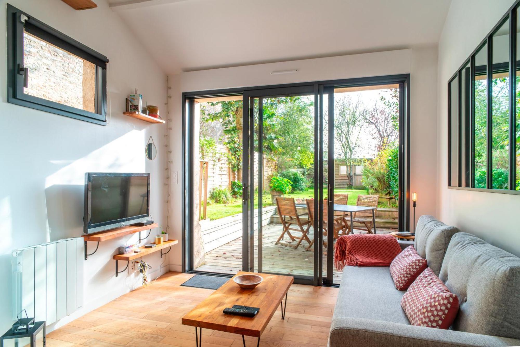 Escale Jardin - Joli Apt Proche Gare Avec Jardin Vannes Exterior foto